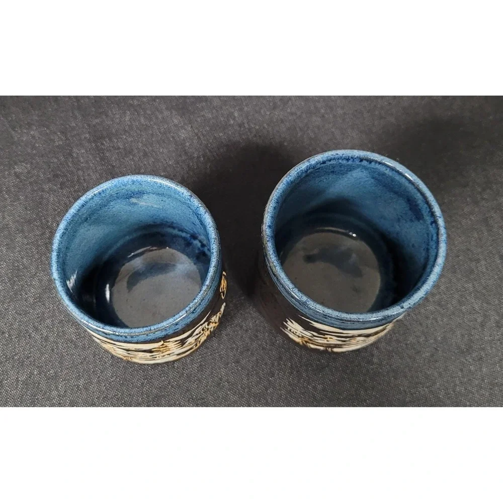Japanese Yunomi Tea Cups Set of 2 Japanese Tea Cups